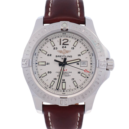 Breitling Colt 44mm White  Dial Watch Ref# A17388