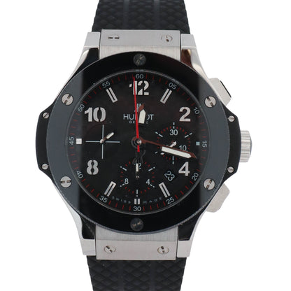 Hublot Big Bang 44mm Black Carbon Dial Watch Ref# 301.SB.131.RX - Happy Jewelers Fine Jewelry Lifetime Warranty