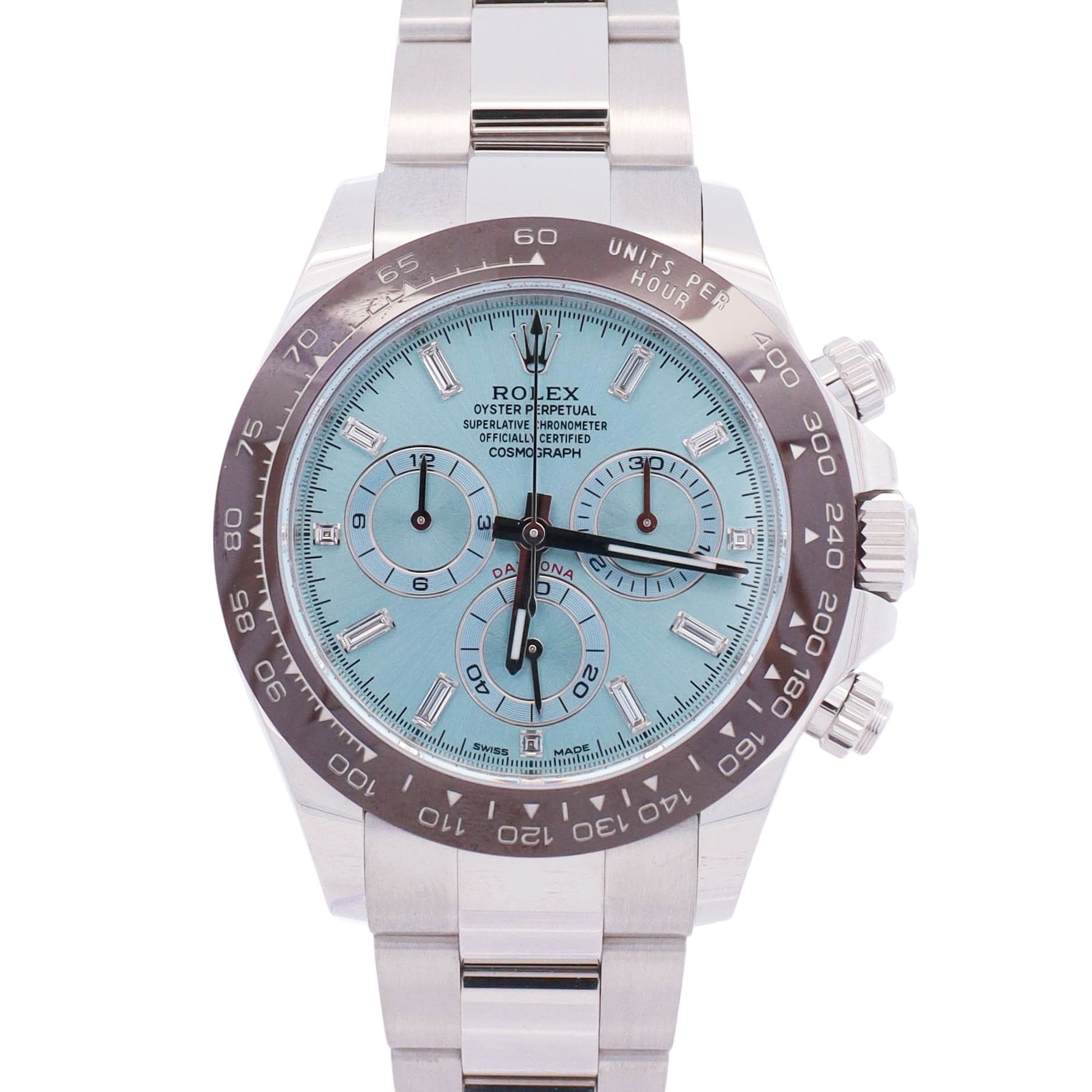 Rolex Daytona 40mm Ice Blue Dial Watch Ref# 116506
