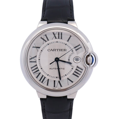 Cartier Ballon Bleu 40MM Silver Dial Watch Ref# WSBB0039 - Happy Jewelers Fine Jewelry Lifetime Warranty