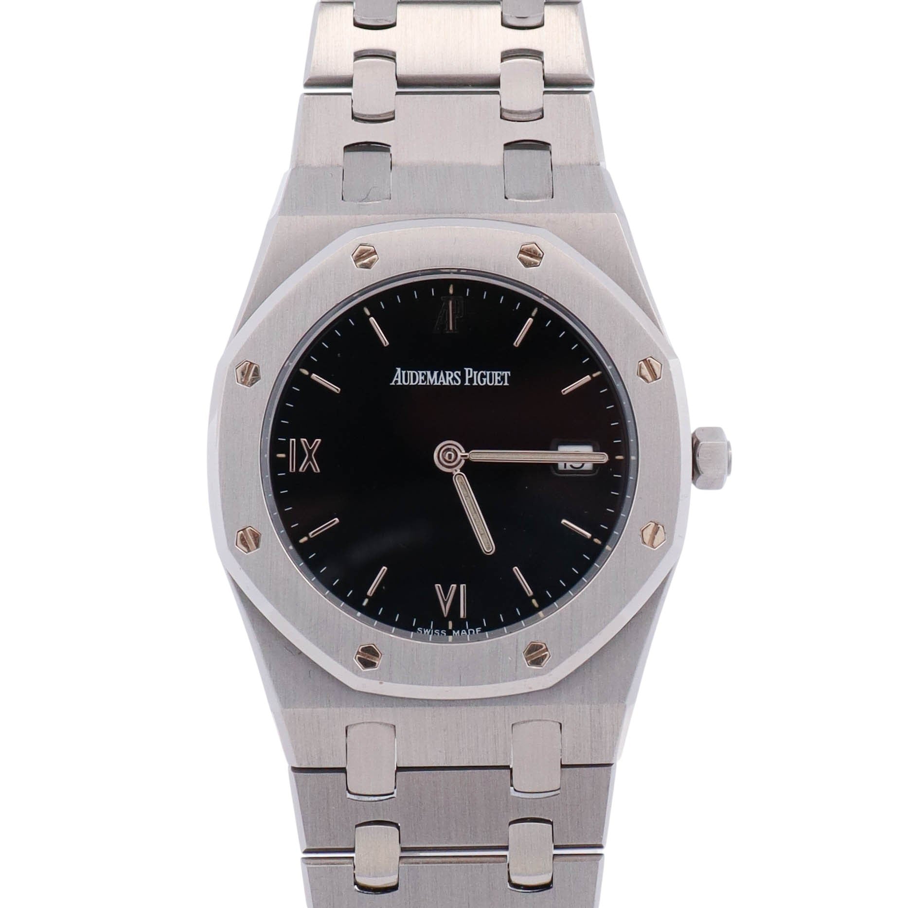 Audemars Piguet Royal Oak 33mm Black Dial Watch Ref# 56175SP