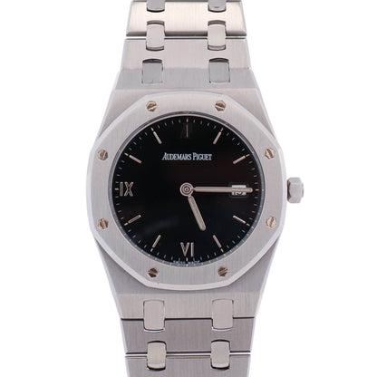 Audemars Piguet Royal Oak 33mm Black Dial Watch Ref# 56175SP - Happy Jewelers Fine Jewelry Lifetime Warranty