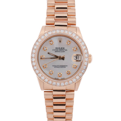 Rolex Datejust 31mm MOP Dial Watch Ref# 68278