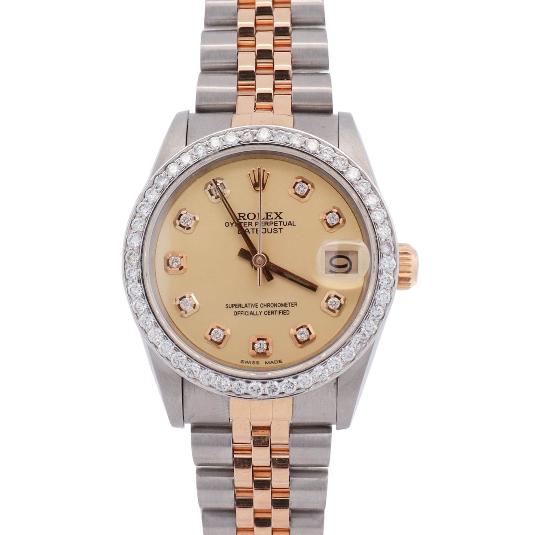 Rolex Datejust 31mm Champagne Dial Watch Ref# 68273