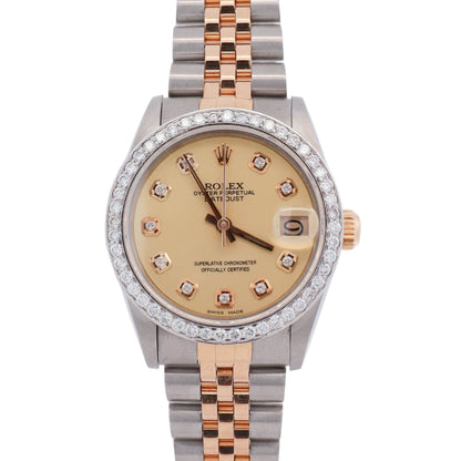 Rolex Datejust 31mm Champagne Dial Watch Ref# 68273 - Happy Jewelers Fine Jewelry Lifetime Warranty