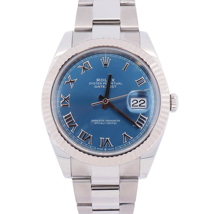 Rolex Datejust 41mm Blue Dial Watch Ref# 126334 - Happy Jewelers Fine Jewelry Lifetime Warranty