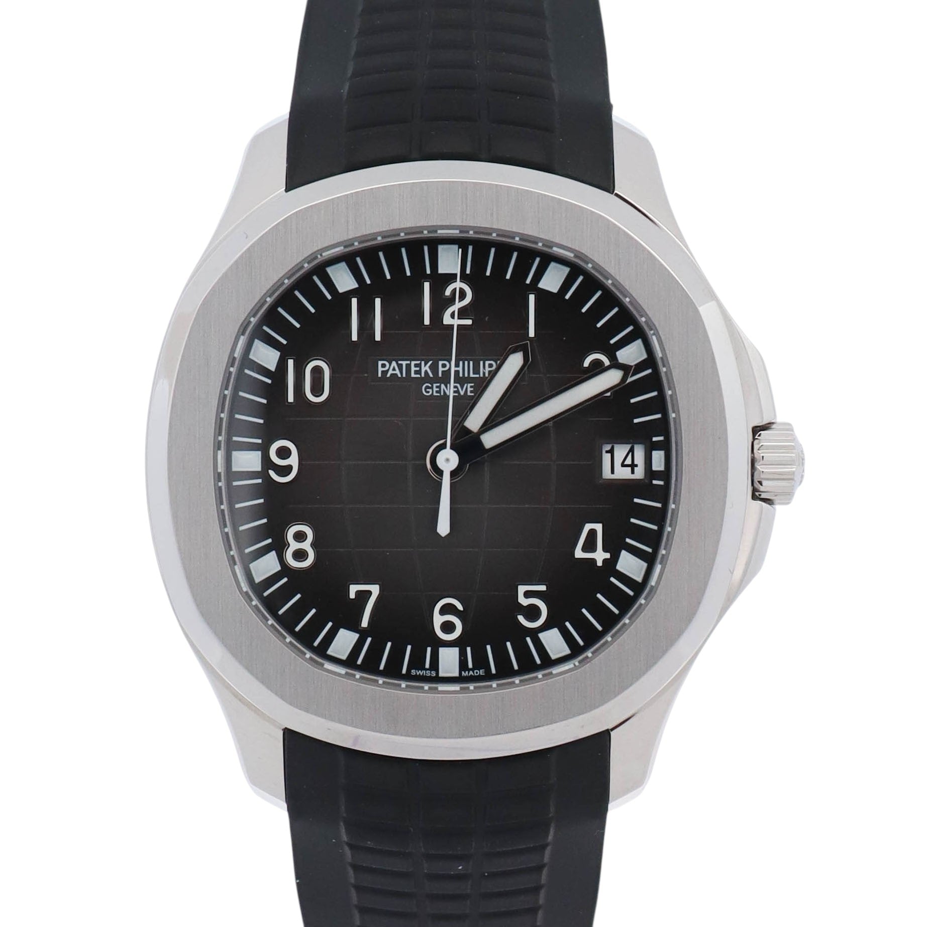 Patek Philippe Aquanaut 40.8mm Black Dial Watch Ref# 5167A-001 - Happy Jewelers Fine Jewelry Lifetime Warranty