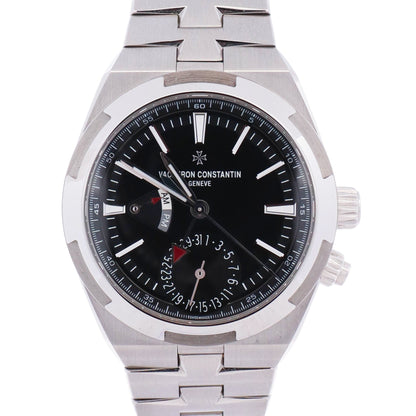 Vacheron Constantin Overseas Dual Time 41mm Black Dial Watch Ref# 7900V/110A-B546 - Happy Jewelers Fine Jewelry Lifetime Warranty