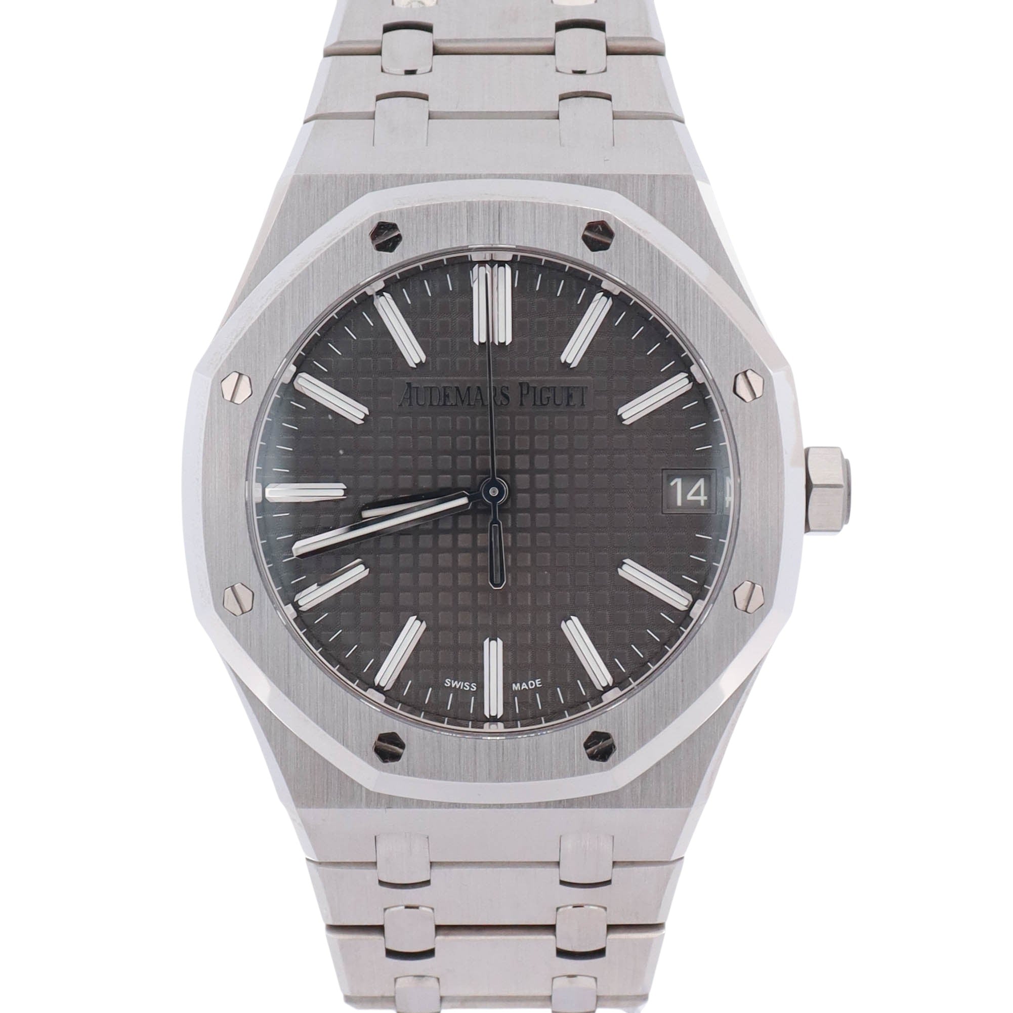 Audemars Piguet Royal Oak 41mm Grey Dial Watch Ref# 15510ST.OO.1320ST.10