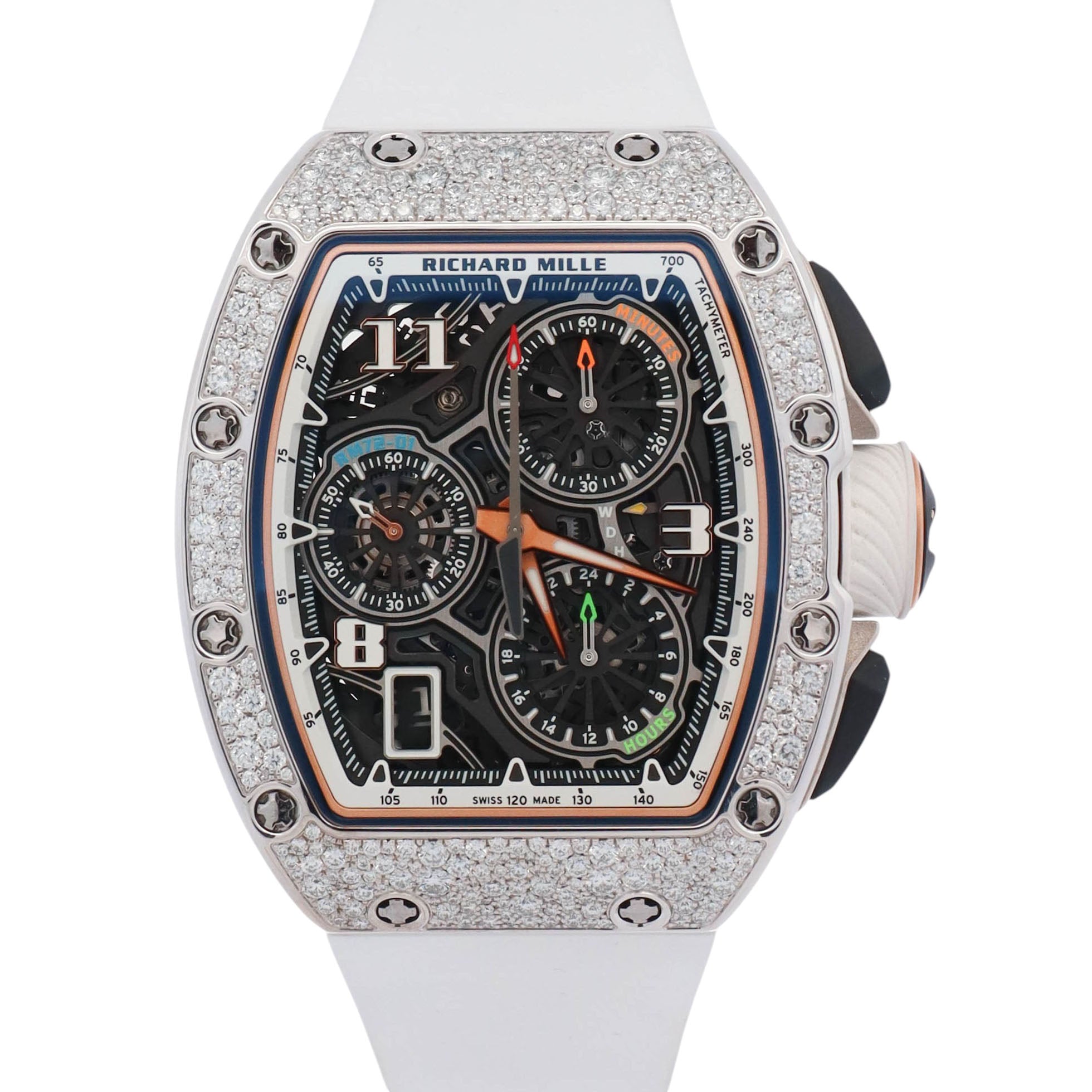 Richard Mille RM72-01 47.3mm Skeleton Dial Watch Ref # RM72-01 - Happy Jewelers Fine Jewelry Lifetime Warranty