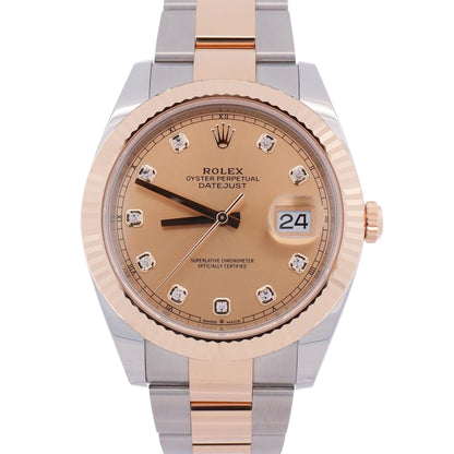 Rolex Datejust 41mm Champagne Dial Watch Ref# 126333 - Happy Jewelers Fine Jewelry Lifetime Warranty