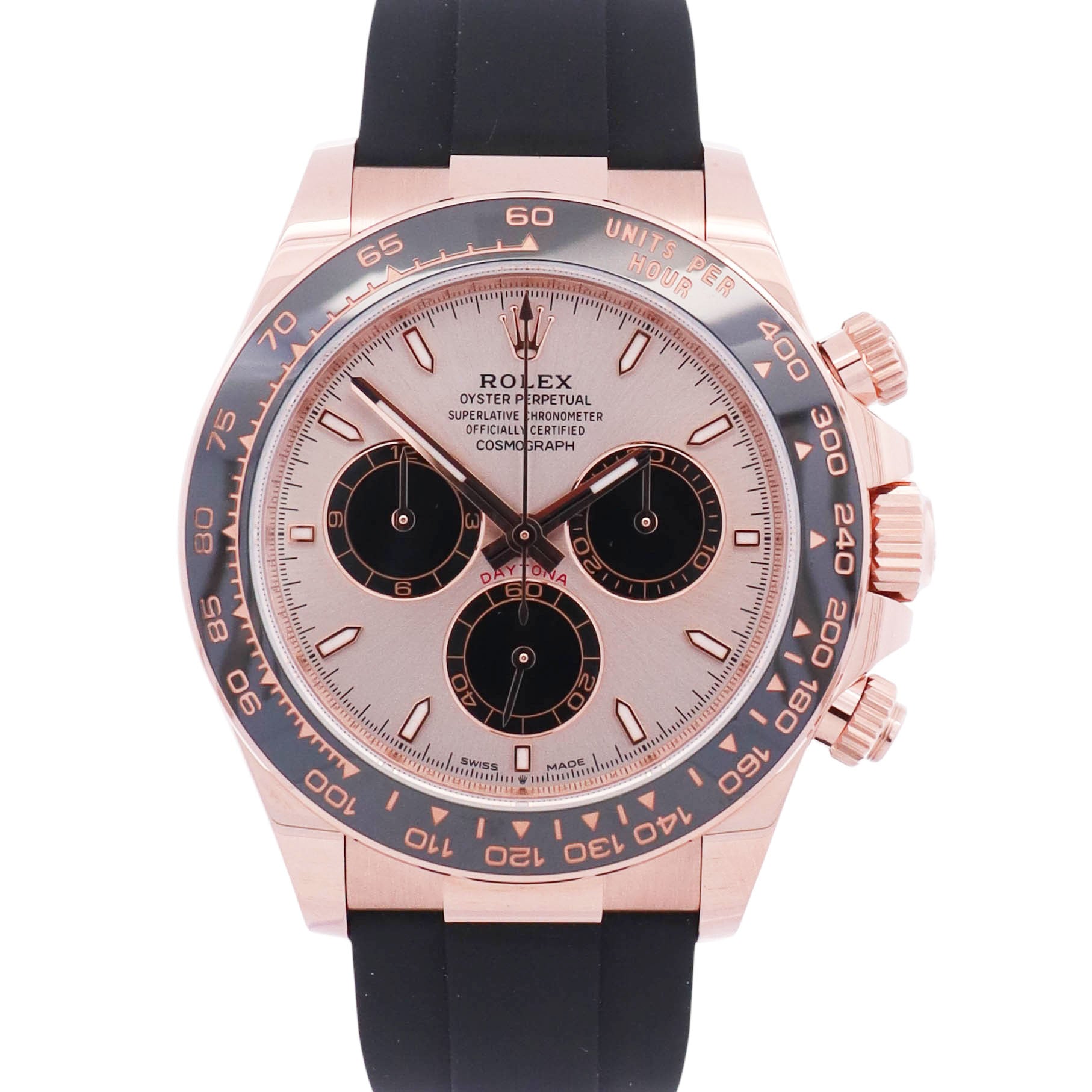 Rolex Daytona 40mm Pink Dial Watch Ref# 126515LN - Happy Jewelers Fine Jewelry Lifetime Warranty