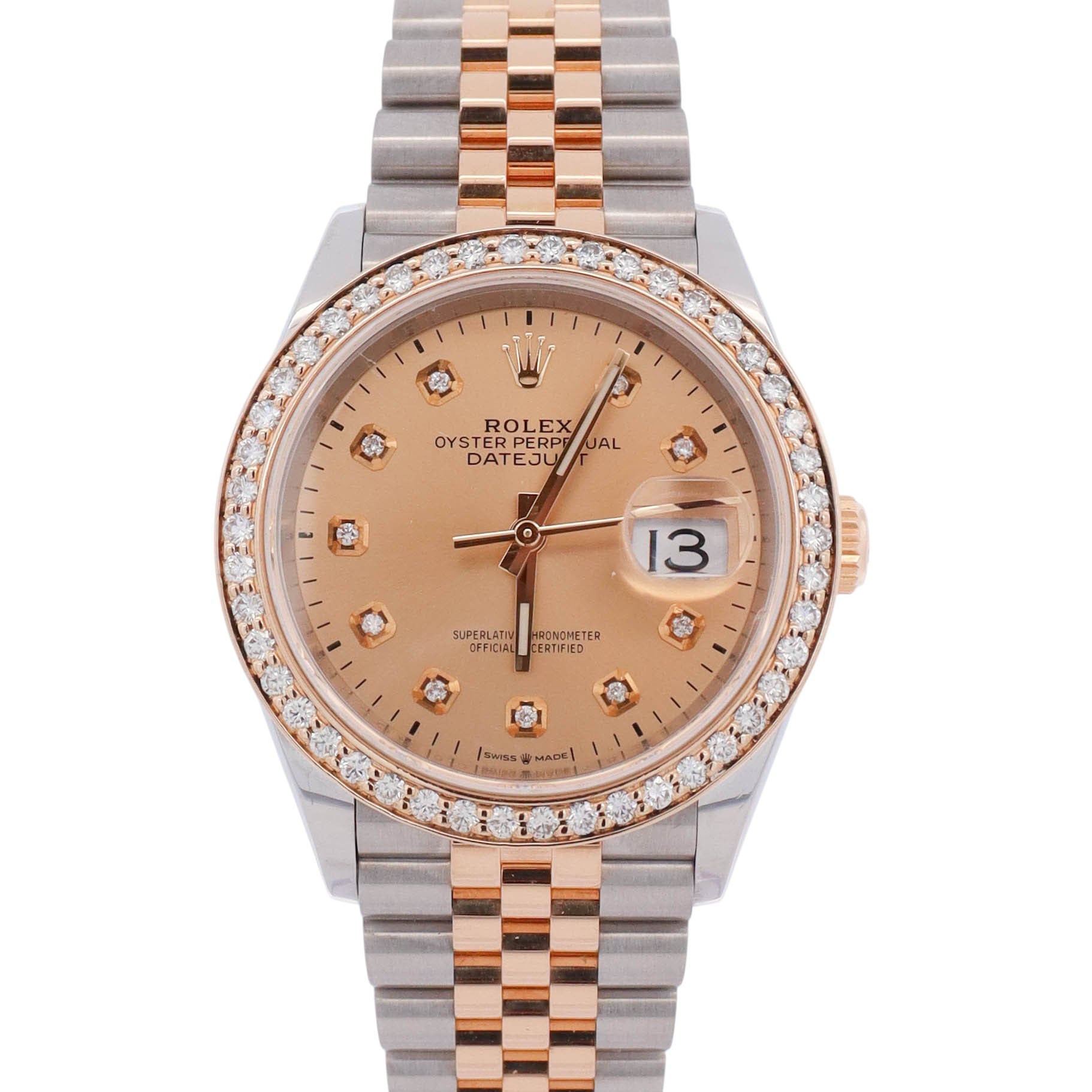 Rolex Datejust 36mm Champagne Dial Watch Ref# 126233
