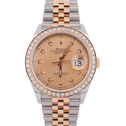 Rolex Datejust 36mm Champagne Dial Watch Ref# 126233