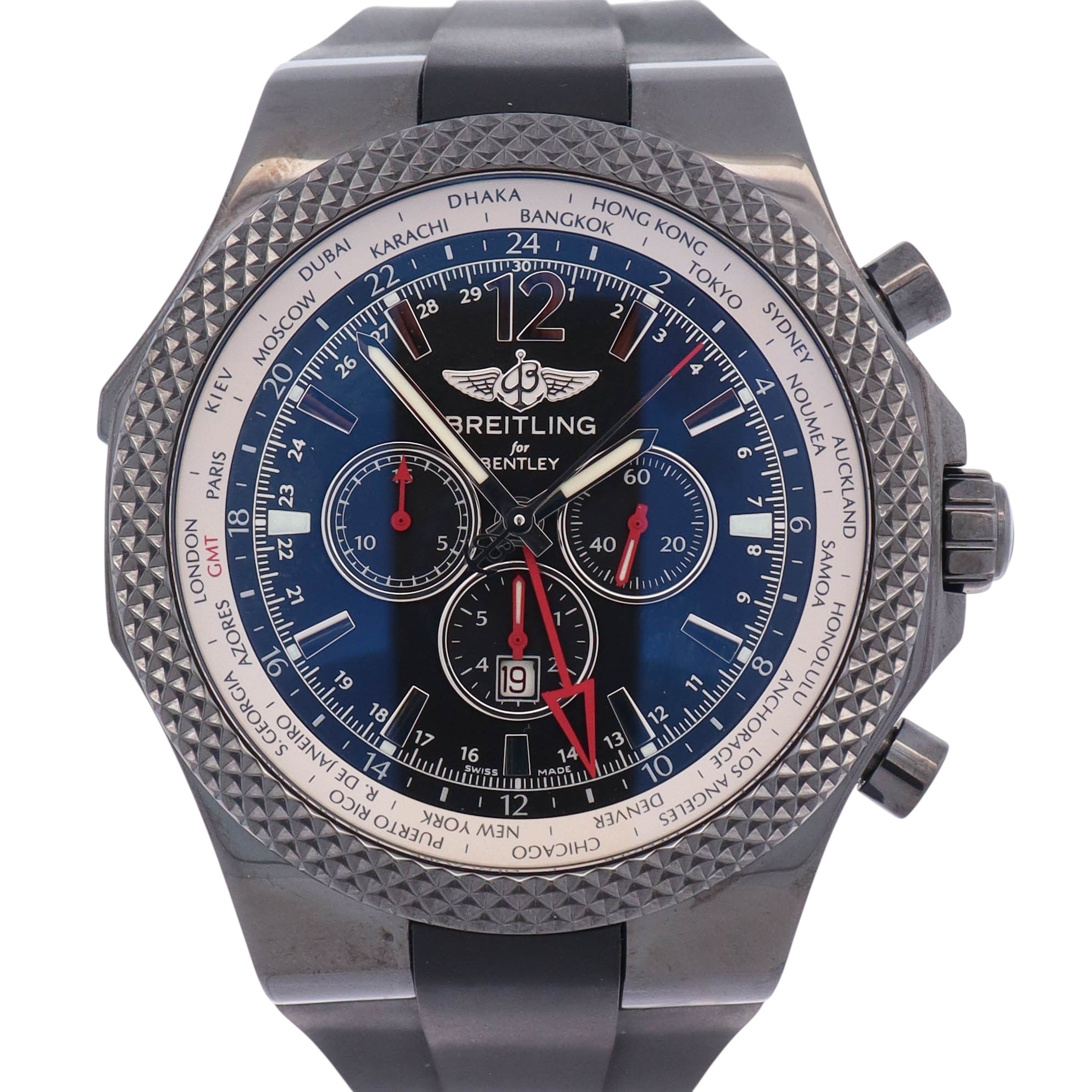 Breitling Bentley 48mm Black Dial Watch Ref# M4736212/B919
