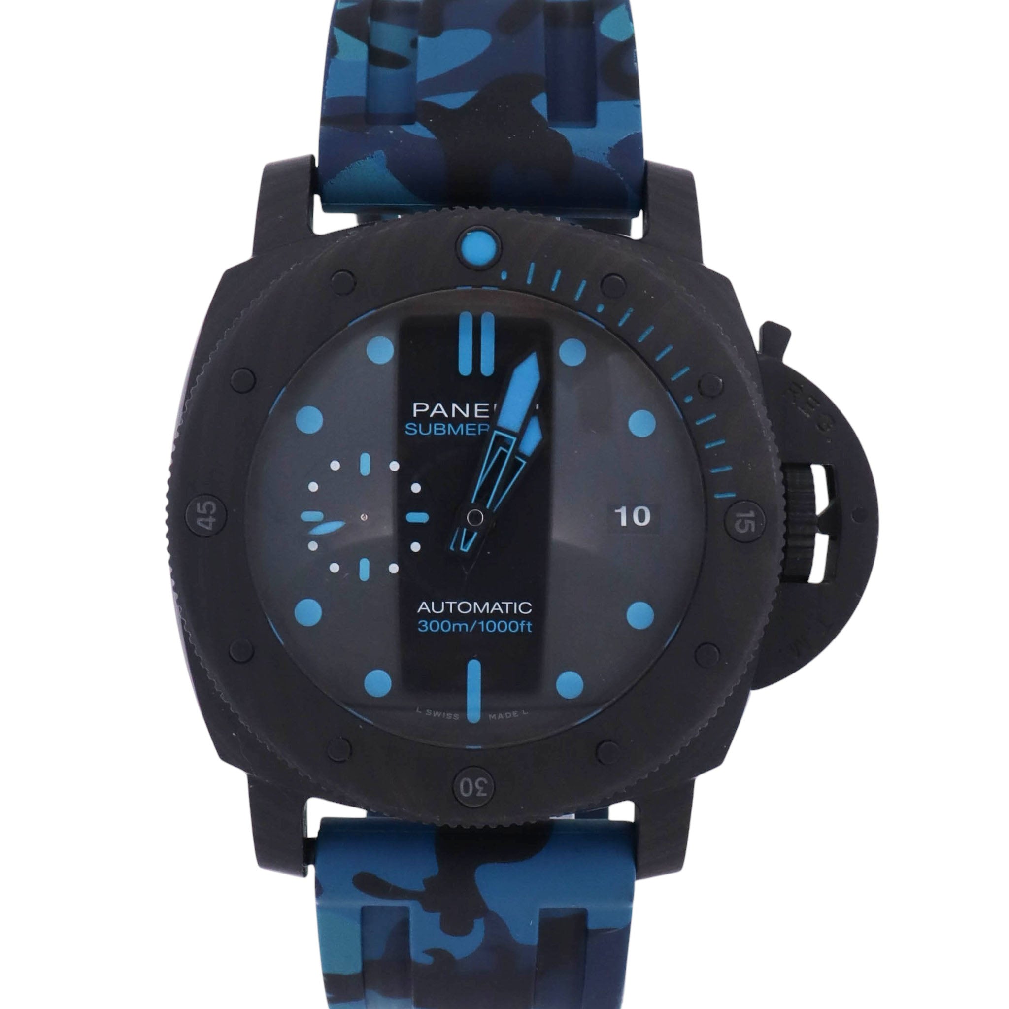Panerai Luminor 47mm Black Dial Watch Ref# PAM01616
