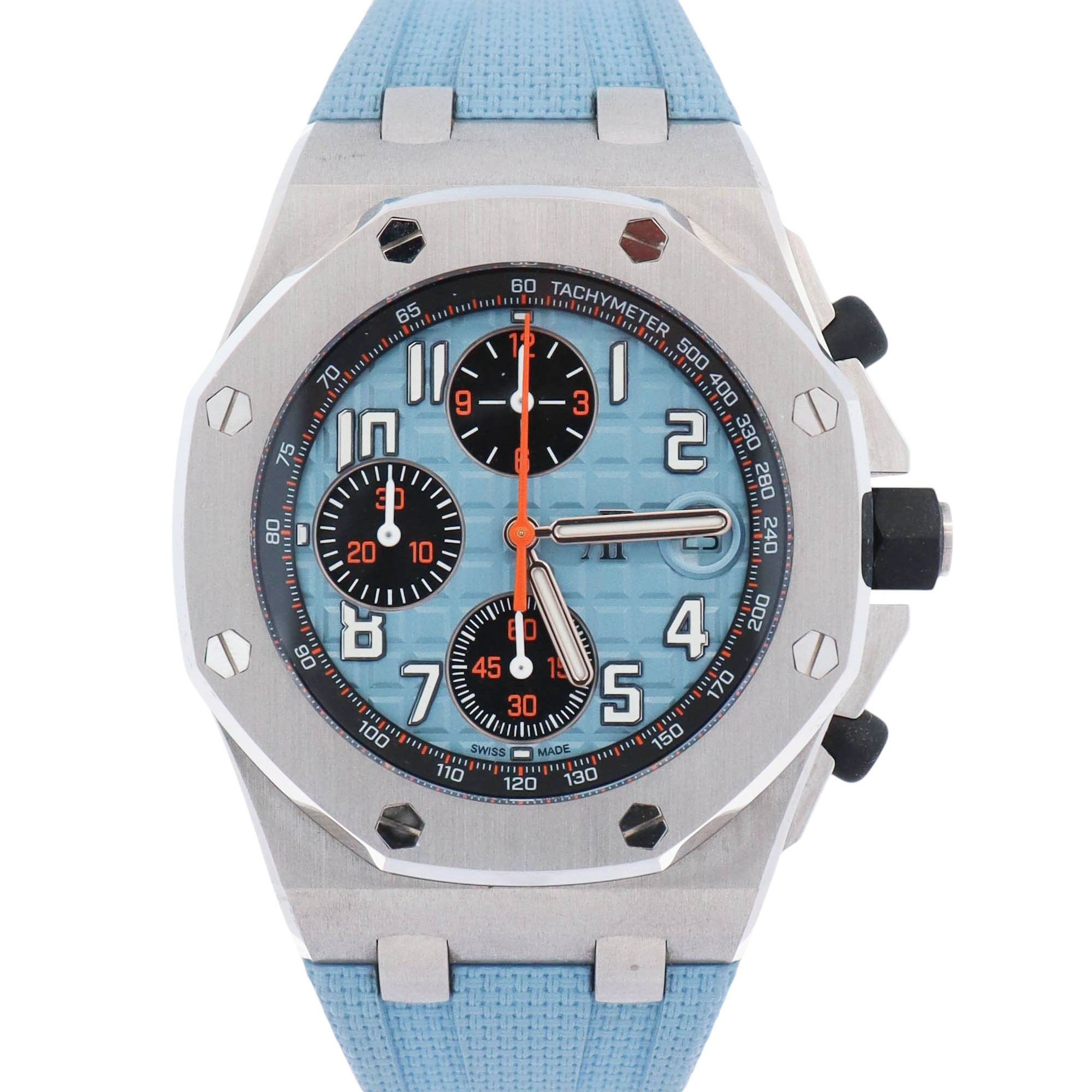 Audemars Piguet Royal Oak Offshore 42mm Blue Dial Watch Ref# 26238ST.OO.A340CA.01