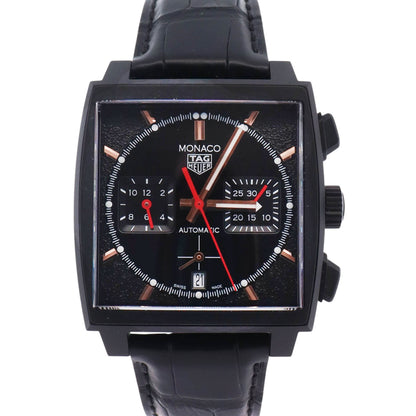 Tag Heuer Monaco 39mm Black Dial Watch Ref# CBL2180.FC6497