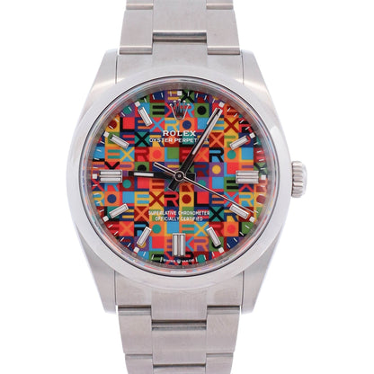 Rolex Oyster Perpetual 36mm 100 Anniversary Dial Watch Ref# 126000