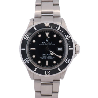 Rolex Sea-Dweller 40mm Black Dial Watch Ref# 16660