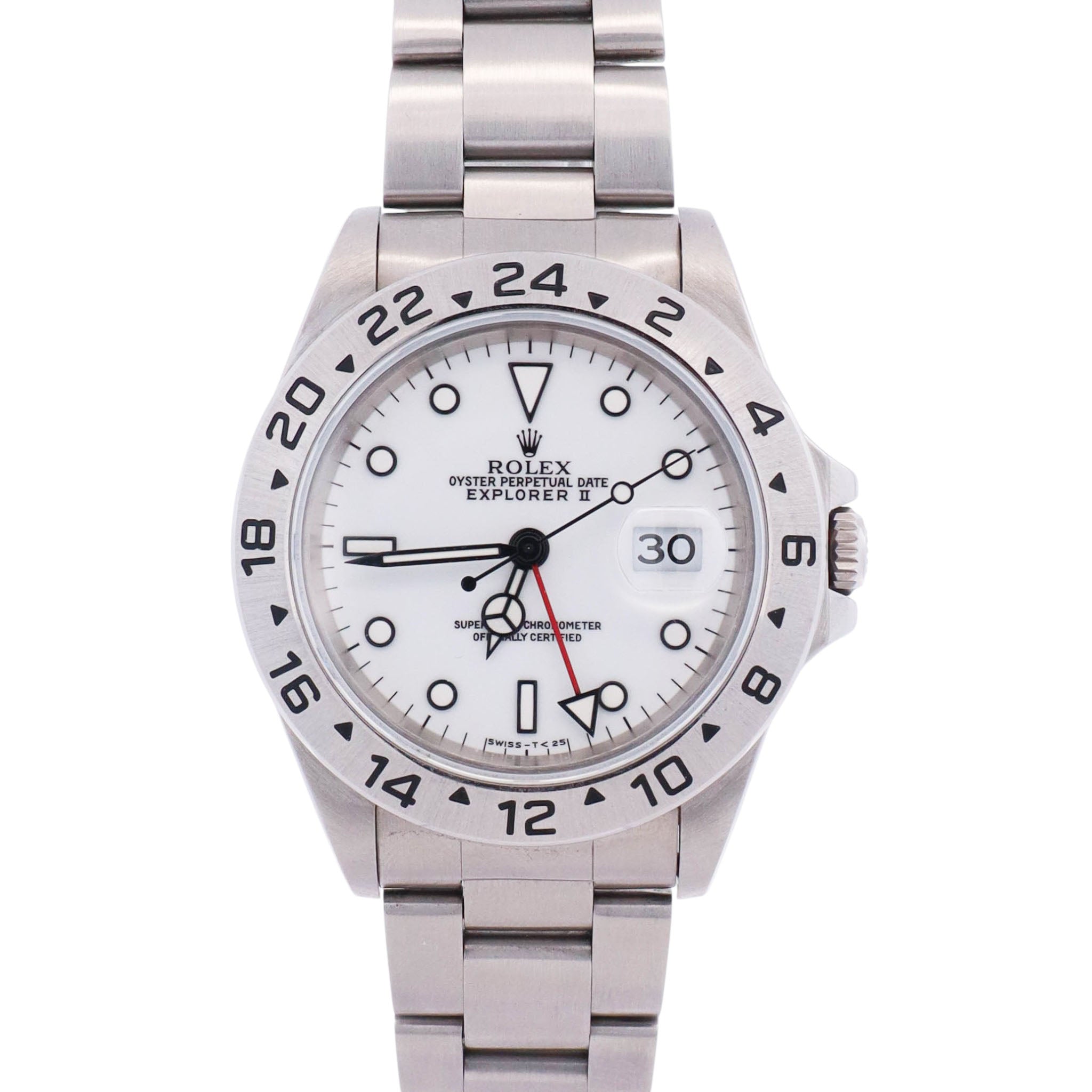 Rolex Explorer II 42mm White Dial Watch Ref# 16570