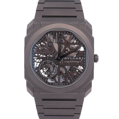 Bvlgari Octo Finissimo 40mm Skeleton Dial Watch Ref# 103610