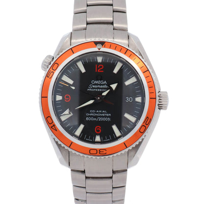 Omega Seamaster Planet Ocean Stainless Steel 42mm Black Stick Dial Watch Ref# 232.30.42.21.01.002
