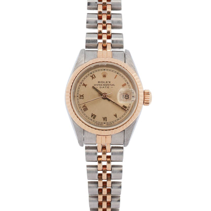 Rolex Datejust 26mm Champagne Dial Watch Ref# 69173