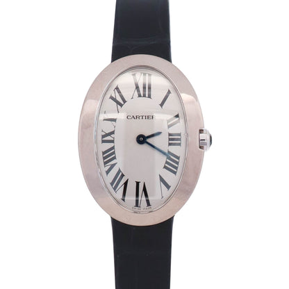 Cartier Baignore Small Model 31.6 mm × 24.5mm  Silver Dial Watch Ref# W8000003