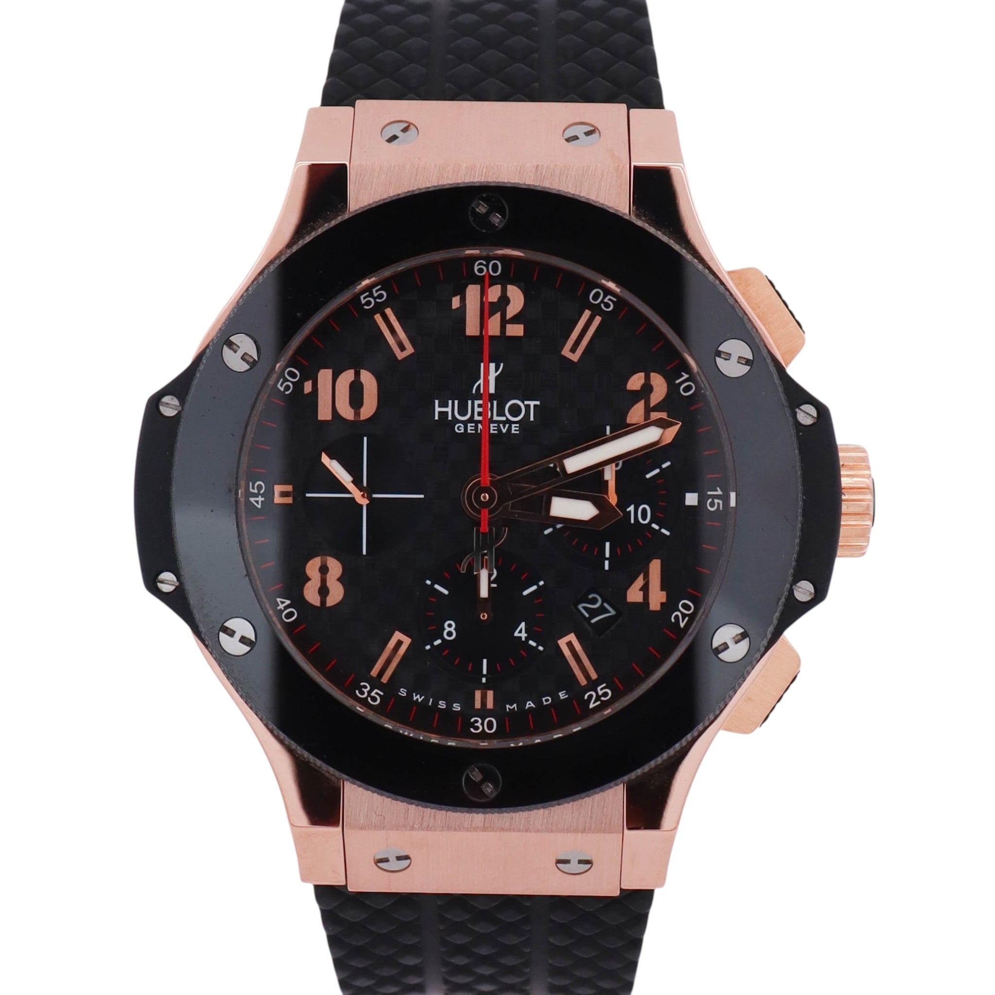 Hublot Big Bang 44mm Black Chronograph Dial Watch Ref# 301.PB.131.RX