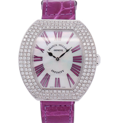 Franck Muller Infinity 35mm MOP Roman Dial Watch Ref# 3535 QZ R D3
