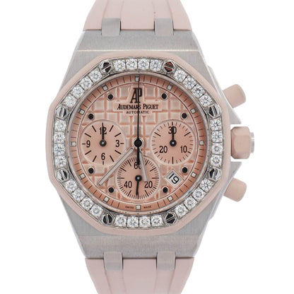 Audemars Piguet Royal Oak Offshore 37mm Pink Dial Watch Ref# 26048SK.ZZ.D082CA.01