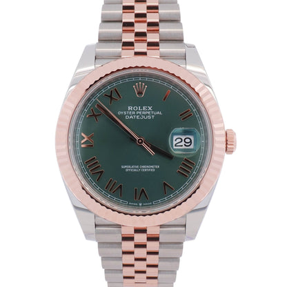 Rolex Datejust 41mm Olive Dial Watch Ref# 126331