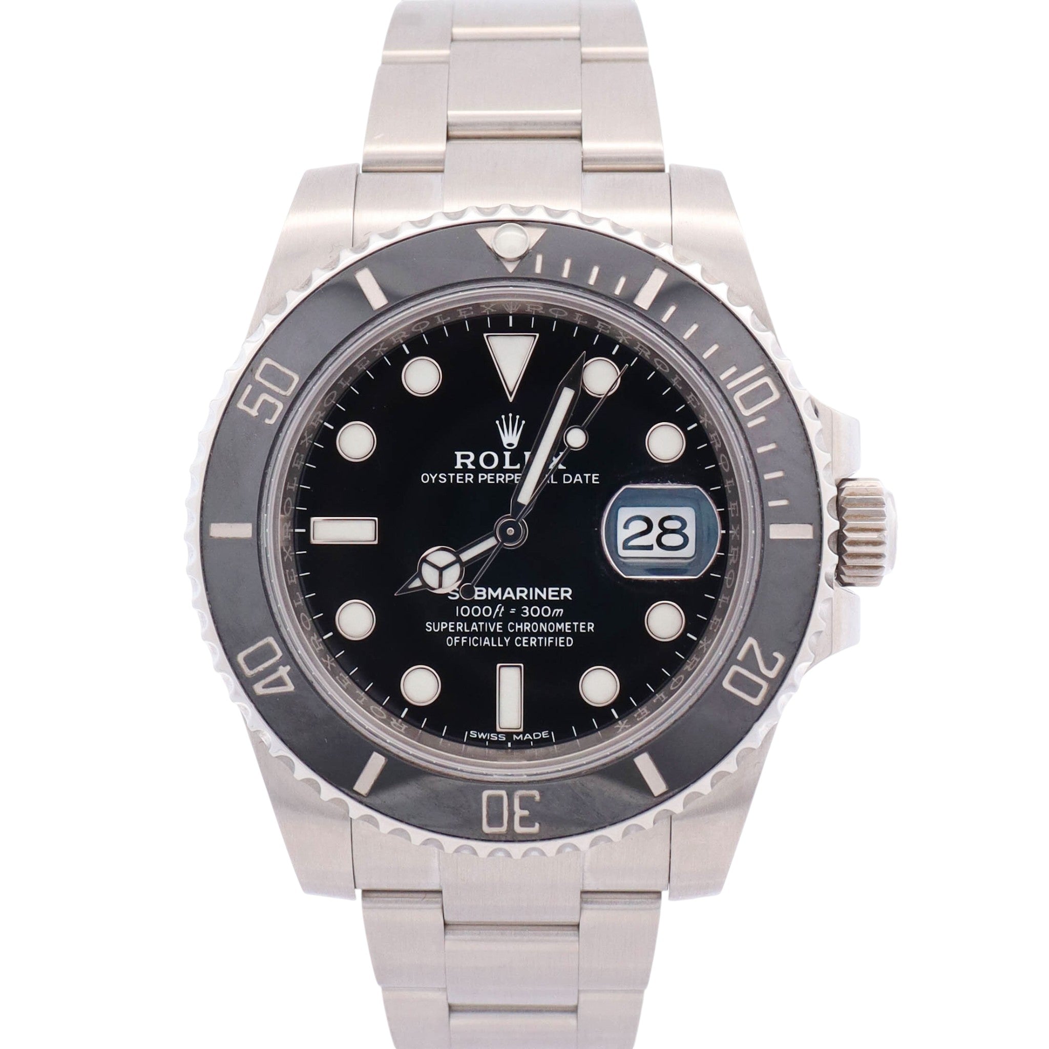 Rolex Submariner 40mm Black Dial Watch Ref# 116610LN
