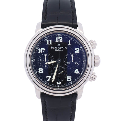 Blancpain Leman Flyback 38mm Black Dial Watch Ref# 2185F-1130-71