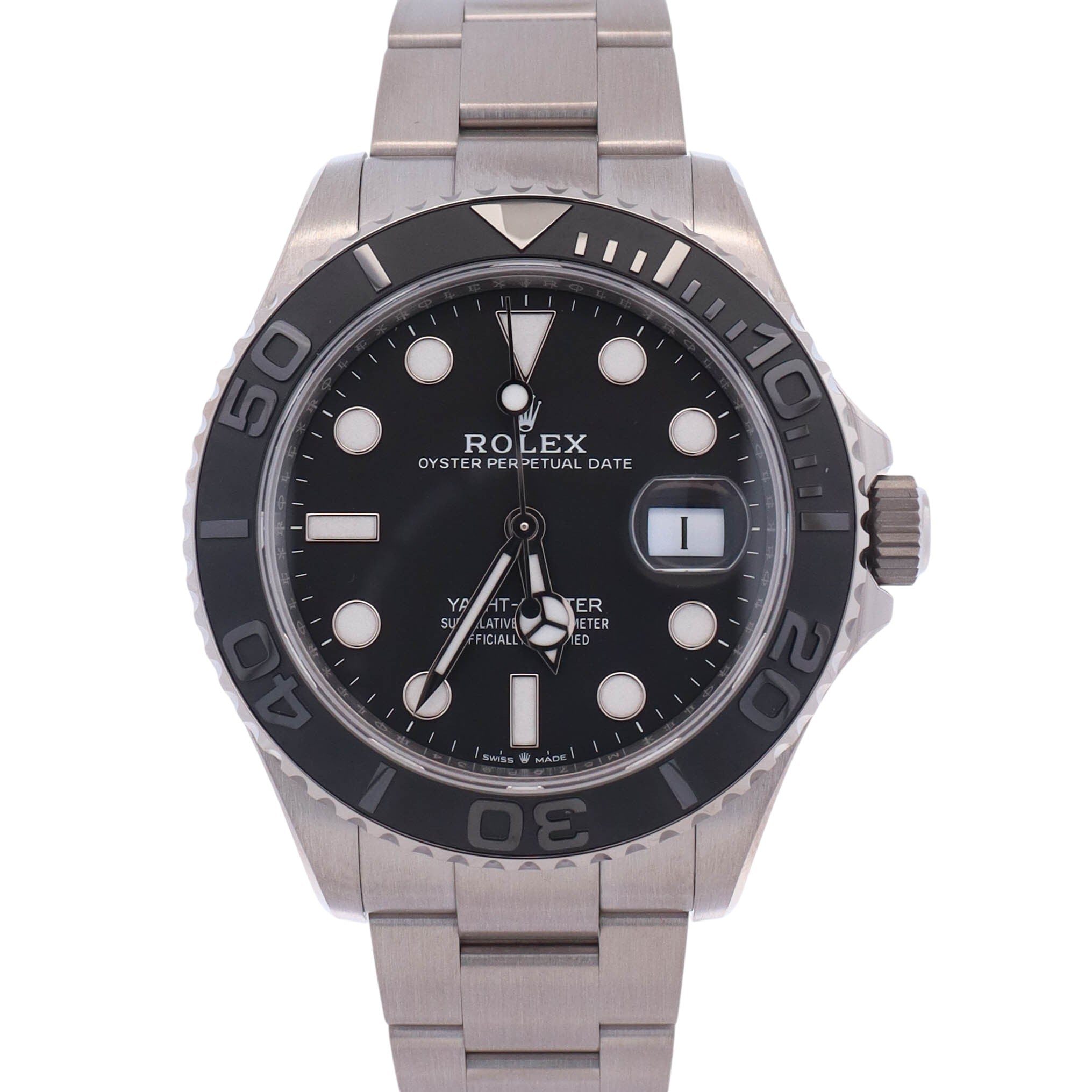 Rolex Yacht-Master 42mm Black Dial Watch Ref# 226627
