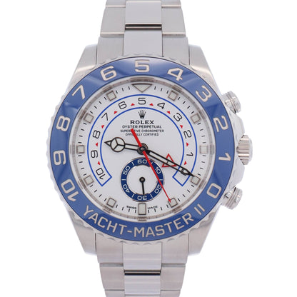Rolex Yacht-Master II 44mm White Dial Watch Ref# 116680
