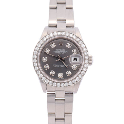 Rolex Oyster Perpetual 26mm Silver Dial Watch Ref# 69190