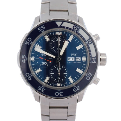 IWC Aquatimer Chronograph 44mm Blue Dial Watch Ref# IW376710