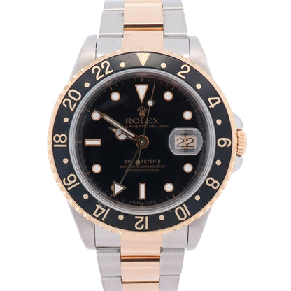 Rolex GMT-Master II 40mm Black Dial Watch Ref# 16713