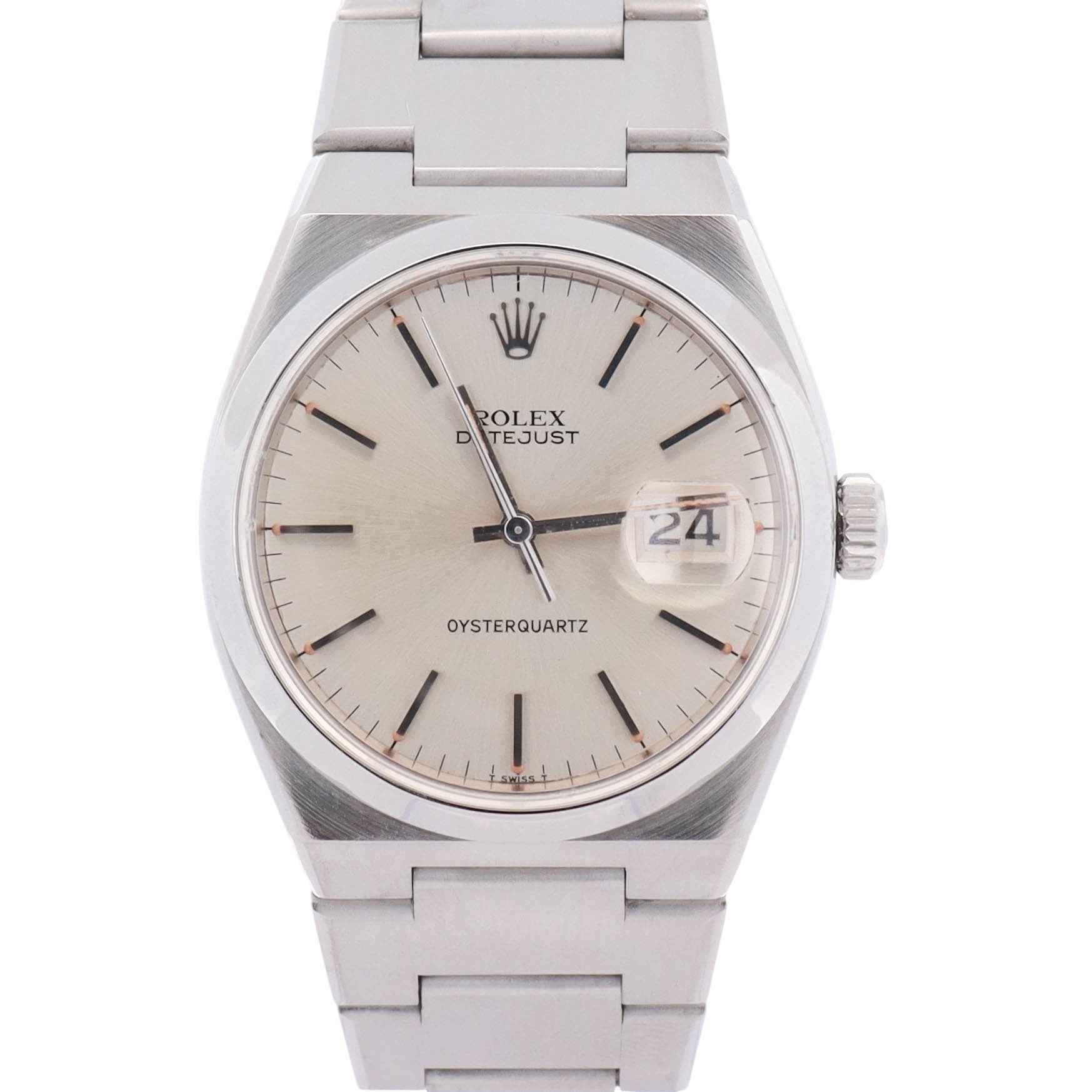 Rolex Datejust 36mm Silver Dial Watch Ref# 17000