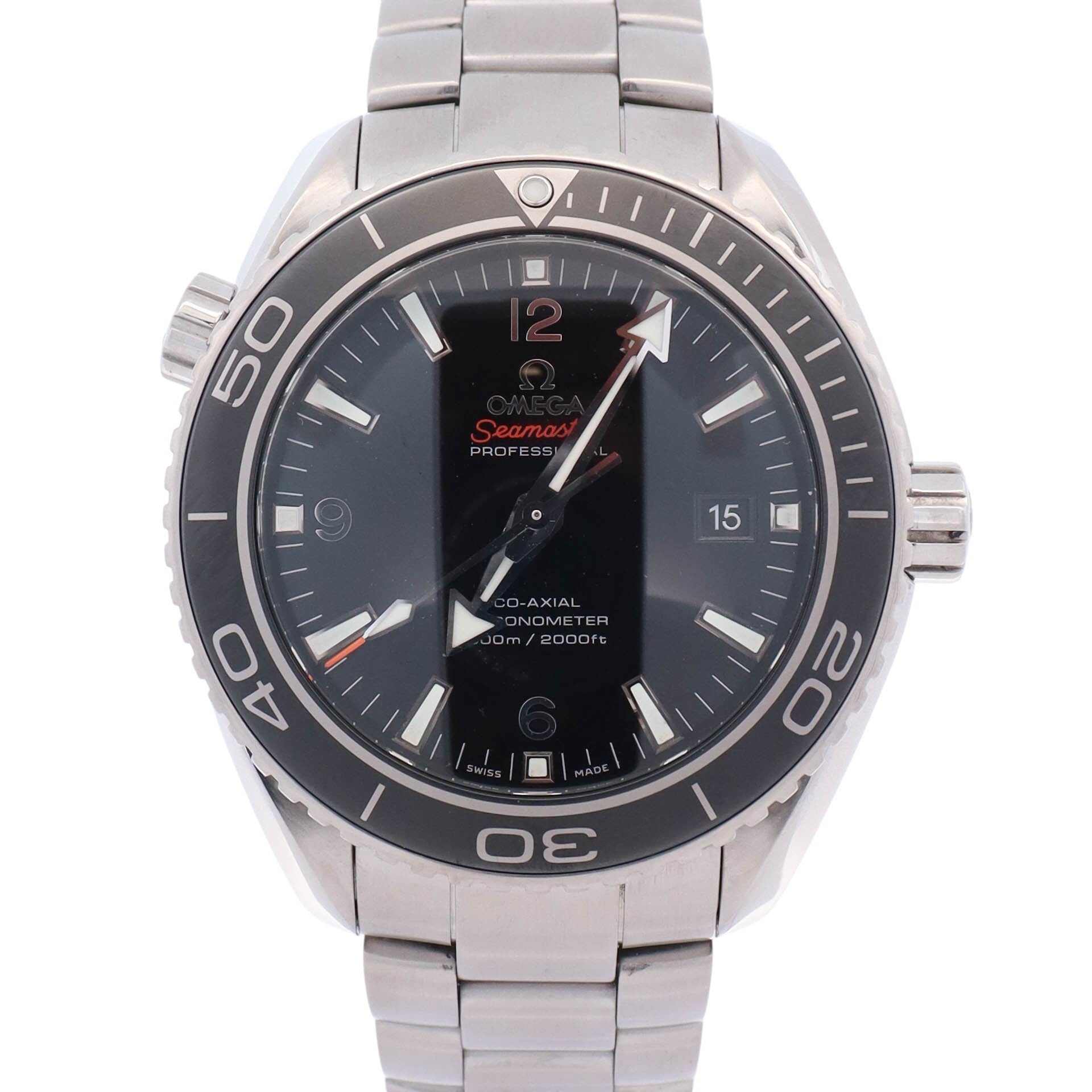 Omega Seamaster 37.50mm Black Dial Watch Ref# 232.30.38.20.01.001