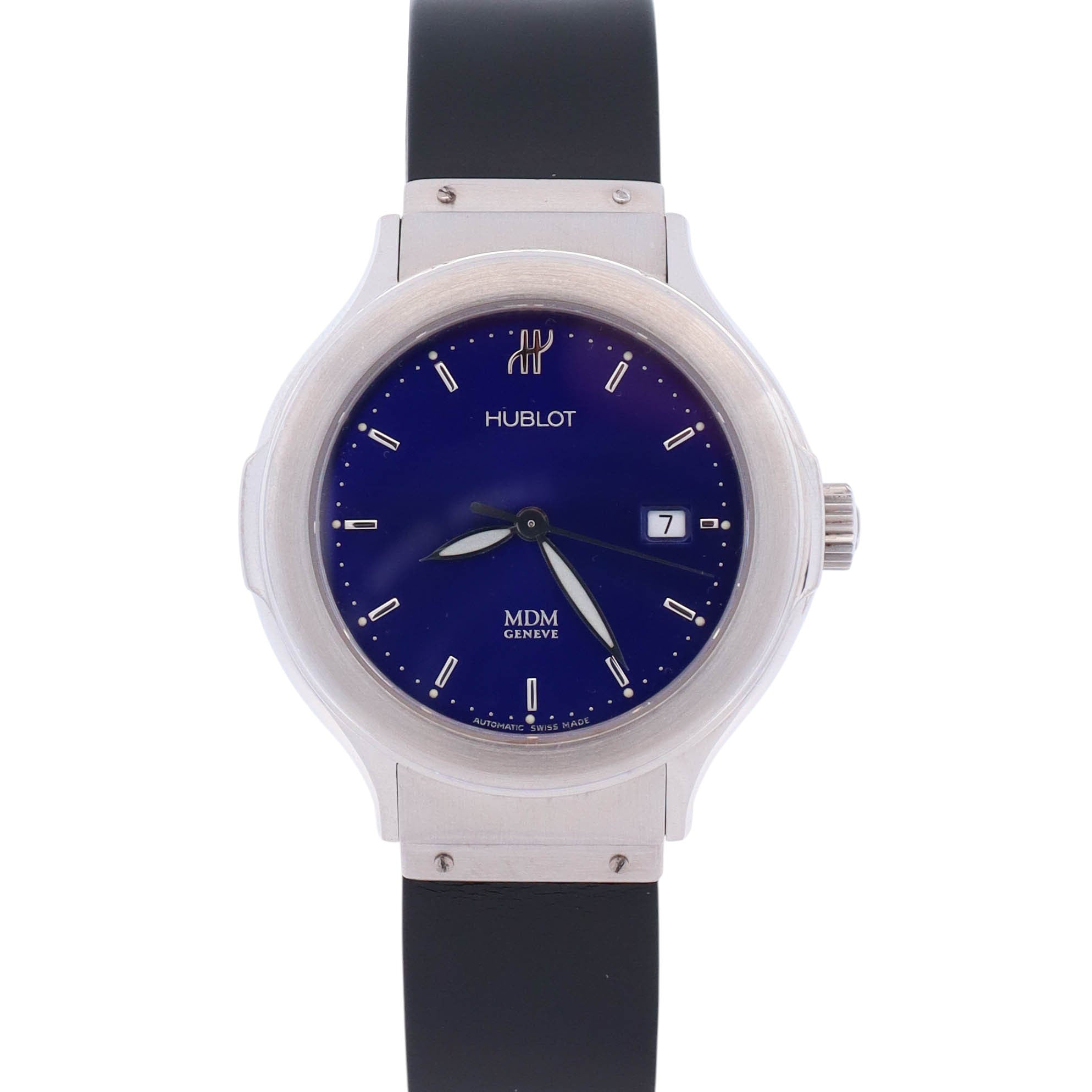Hublot MDM 28.5mm 28.5mm Purple Dial Watch Ref# 1393.1