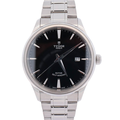 Tudor Style Black Stick Dial Watch Ref# 12700