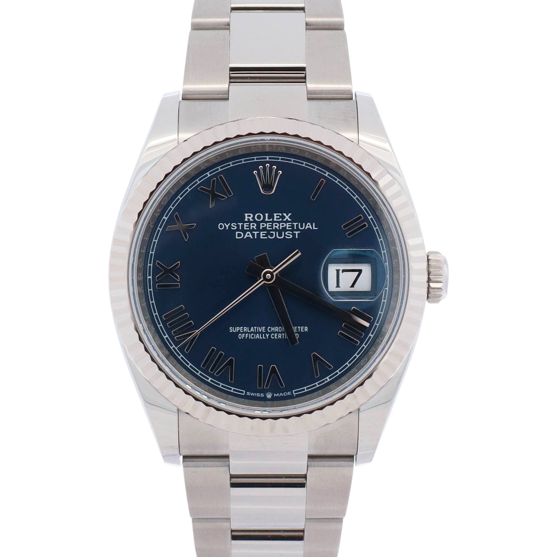 Rolex Datejust 36mm Blue Dial watch Ref# 126234