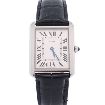 Cartier Tank 27.5mm White Dial Watch Ref# WSTA0028