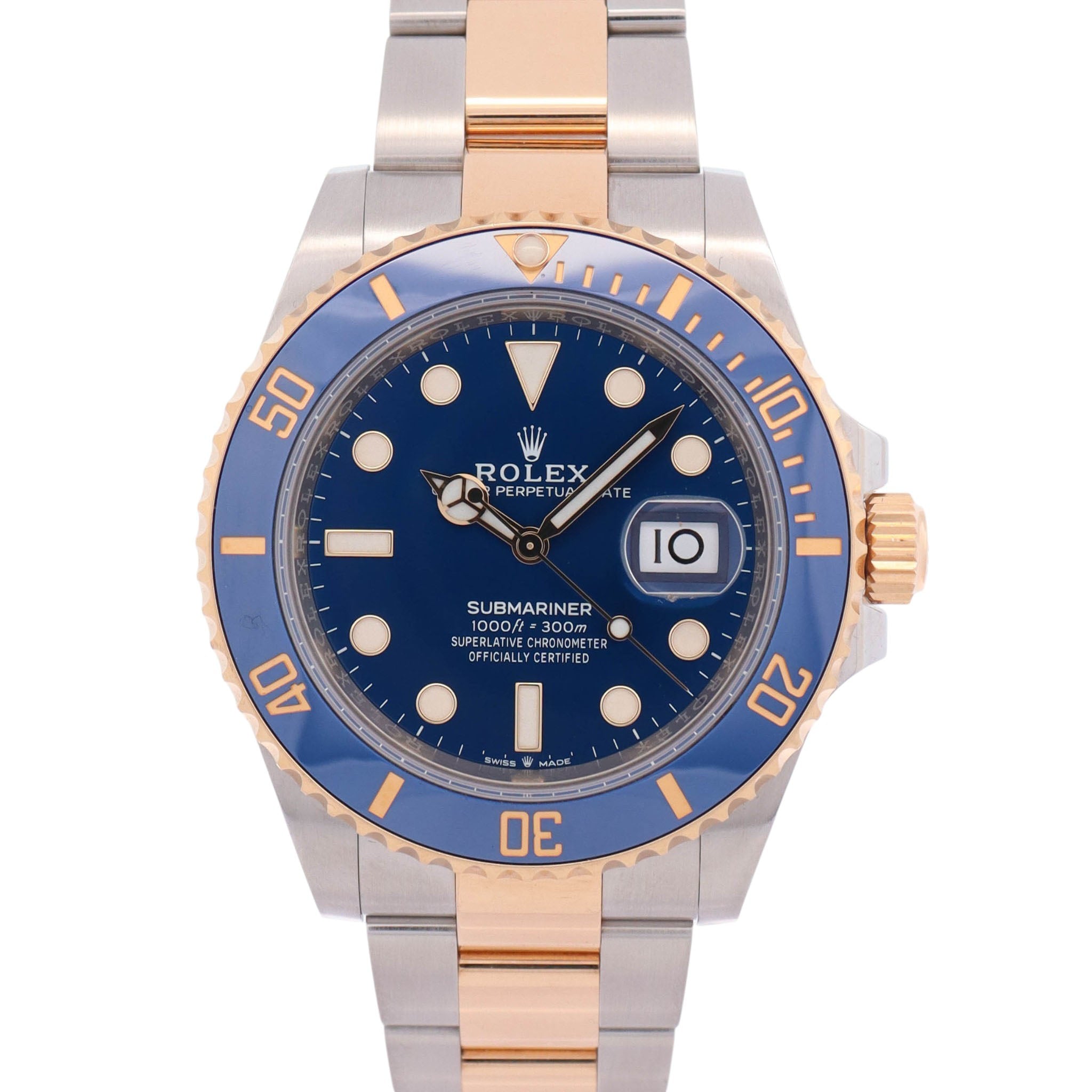 Rolex Submariner 41mm Blue Dial Watch Ref#  126613LB