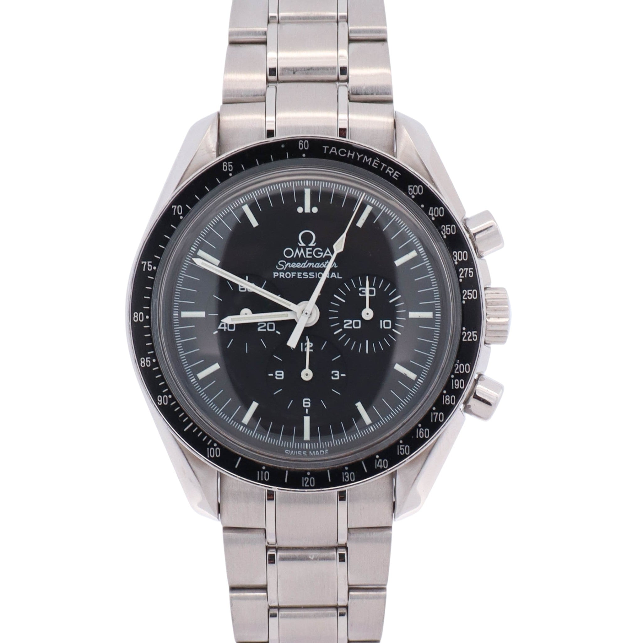 Omega Speedmaster Moon 41mm Black Dial Watch Ref# 3572.50