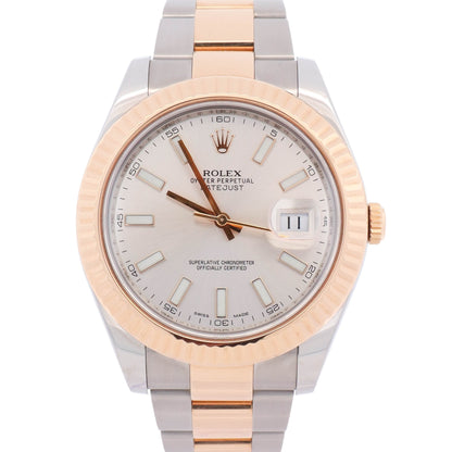 Rolex Datejust 41mm Ivory Dial Watch Ref# 116333