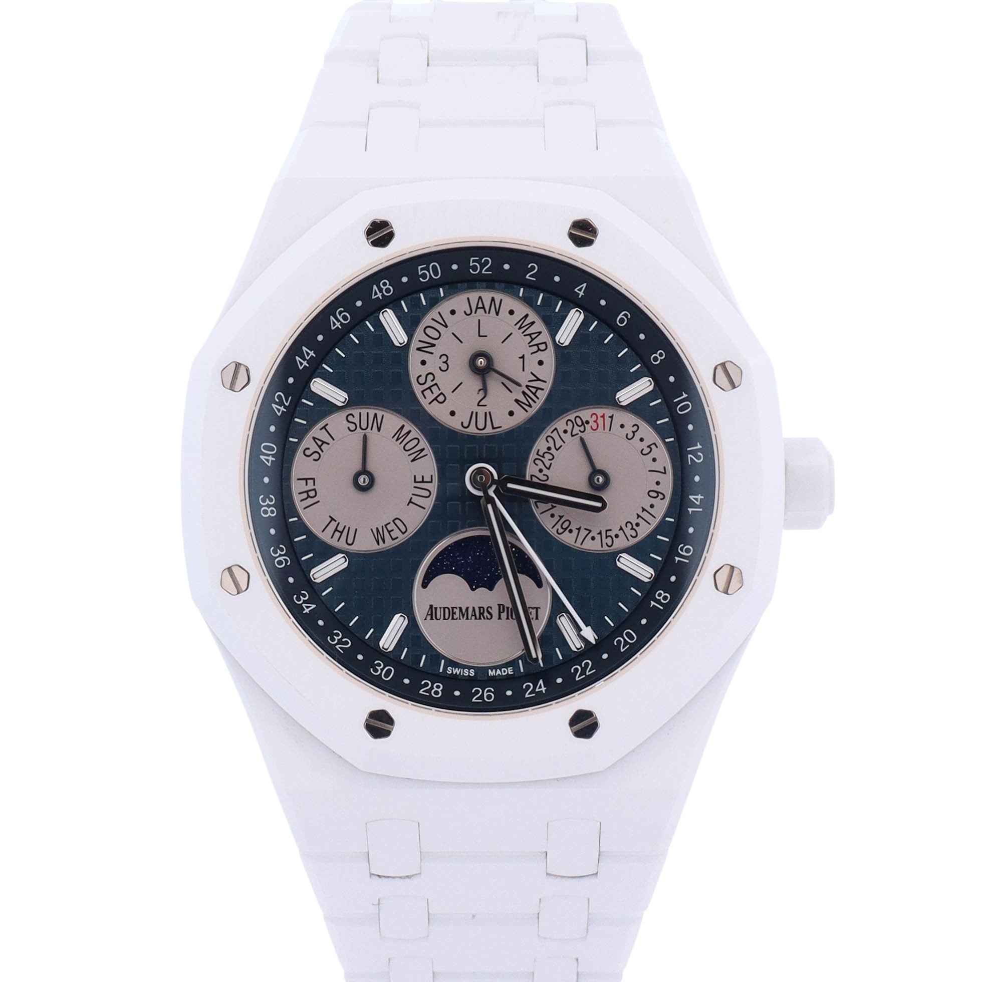 Audemars Piguet Royal Oak 41mm Blue Dial Watch Ref# 26579CB.OO.1225CB.01